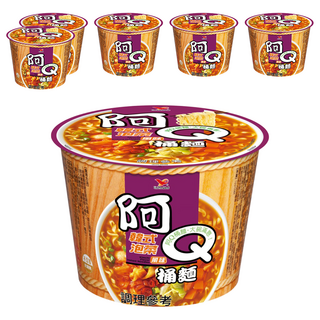 統一 阿Q桶麵 韓式泡菜風味 102g, 6入