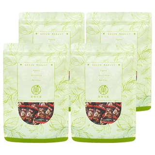 GreenMarket 菓青市集 黑糖話梅糖 230g*4包, 酸甜可口，獨立包裝，辦公室休閒零食