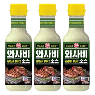 OTTOGI 不倒翁 芥末醬, 310g, 3瓶