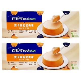 BOSCOGEN 百仕可 雙卡高能營養凍 楓糖口味, 66g, 6個
