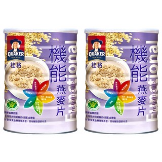 QUAKER 桂格 機能燕麥片, 2罐, 700g