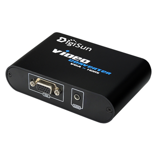 DigiSun 得揚 VGA+Audio轉HDMI影音訊號轉換器，最高可達 1920x1080@60Hz, VH552, 1個