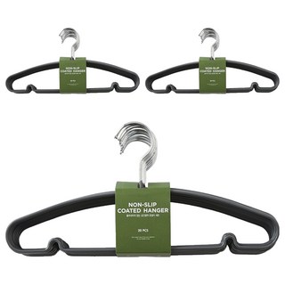 모던하우스 ON 논슬립 흘러내리지 않는 공간절약 옷걸이 20p 세트, 그레이, 3세트
