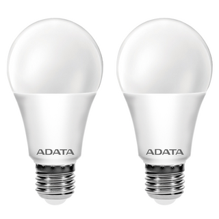 ADATA 威剛 大廣角高效LED燈泡 8W 60 x 109mm, 黃光色, 2個