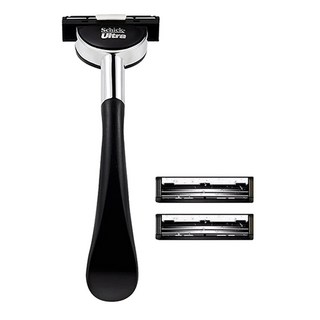 舒適牌 Ultra Plus 烏爪潤滑/超凡加滑刮鬍刀，內置潤滑板，導向式雙層刀片，獨有鬍渣清除器裝置, 1組, 3入