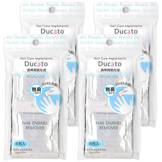 Ducato 溫和無臭攜帶型去光水棉片 8片 溫和卸甲 方便攜帶, 2ml, 4包