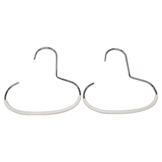 SHIMOYAMA 防滑無痕型圍巾絲巾收納架 腰帶掛架 2個, 白色, 1組