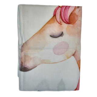 小銅板 白亞麻門簾, 花仙獨角獸