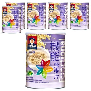 QUAKER 桂格 機能燕麥片, 6罐, 700g