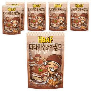 HBAF 杏仁果 提拉米蘇味, 120g, 6包