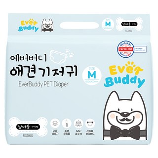 Everbuddy 公狗專用寵物尿布, 中型, 50個裝, 1個
