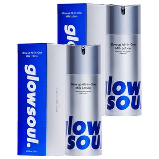 Glowsoul Glow Up多效合一牛奶乳液, 2個, 120ml