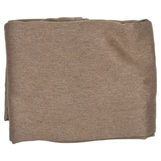 小銅板 魔鬼黏窗簾 2片, 雙面麻可可色