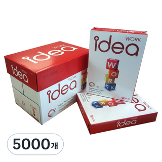 S.C.G. 아이디어워크 복사용지, A4, 5000개
