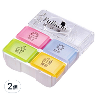 Fullicon 護立康 2合1保健切藥盒, 2個