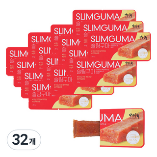 自然分享苗條球磨干紅薯, 20g, 32個