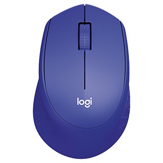 Logitech 羅技 公司貨 靜音無線滑鼠 原廠保固, M331, 藍色