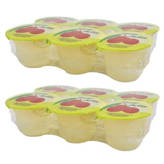 COCON 可康 荔枝風味椰果果凍, 6杯入, 708g, 2組