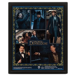 Fantastic Beasts 分鏡式3D海報 The Secrets of Dumbledore, 28.3 x 23.2 x 2cm, 黑色, 1個