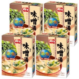 真好家 柴魚味噌湯 30g 4入, 4盒