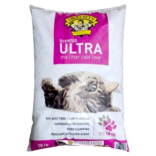 DR.ELSEY'S 貓艾歐 ULTRA異味剋星 貓砂 花草清新香氣 99.9%無粉塵 高凝結力 除臭, 紫薰桃, 18lb, 1包