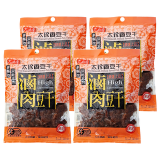 太珍香 滷肉豆干 古法精緻, 100g, 4包