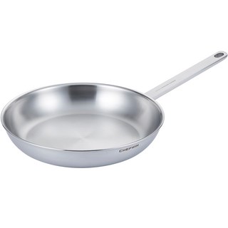 Chefwin 電磁爐適用316不鏽鋼五層平底鍋 3.5mm, 1個, 28cm