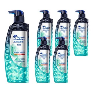 head&shoulders 海倫仙度絲 瞬效止癢 科研去屑洗髮乳，針對嚴重頭皮屑, 300g, 6瓶