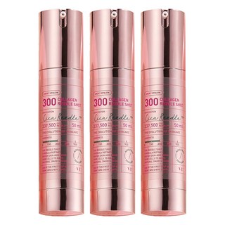 VT COSMETICS 膠原蛋白微針精華 300 50ml 女性抗衰老精華液 緊緻肌膚 淡化細紋, 3瓶