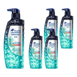 head&shoulders 海倫仙度絲 瞬效止癢 科研去屑洗髮乳，針對嚴重頭皮屑, 300g, 5瓶