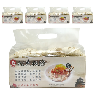 鷹馬牌 松花板條 (Q彈板條、寬版麵條、無防腐劑), 900g, 5包