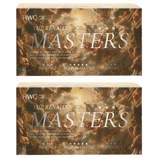 HWC 黑沃咖啡 文藝復興 濾掛禮盒, 21包, 2盒