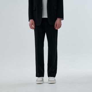 Mind Bridge 男款Couture寬版鬆緊帶休閒西裝褲 MWPT0103