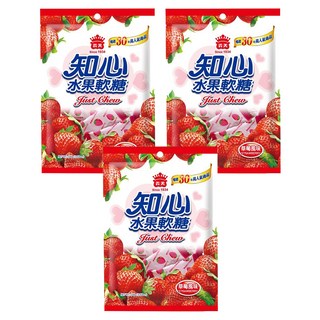 義美 知心水果軟糖 草莓風味, 94.5g, 3袋