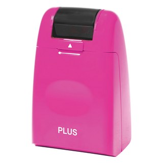PLUS 普樂士 滾輪個人資料保護章 IS-500CM 亂碼遮蓋 耐水 耐光 耐藥劑, 黑色, 1個