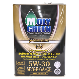 MOLYGREEN PREMIUM 車輛潤滑油 5W-30 SP/GF-6A/CF 4L, 1瓶