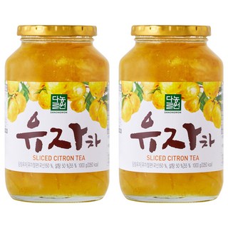 Danongwon 柚子茶, 1kg, 1罐, 2罐