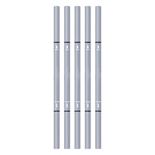 雙頭極細眉筆 0.1g 9支, 4 灰色, 5組
