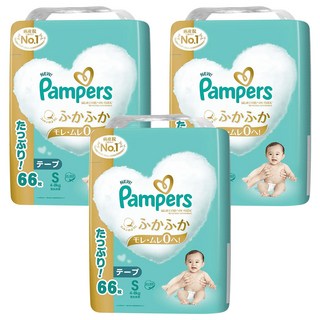 Pampers 幫寶適 日本境內版 黏貼型尿布 4~8kg, S, 198片