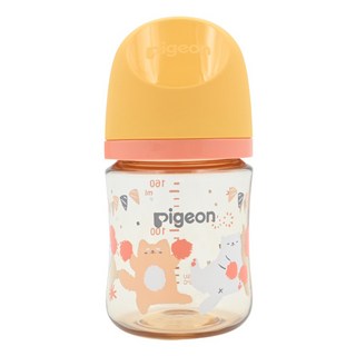 pigeon 貝親 第三代母乳實感PPSU奶瓶 0歲以上 SS, 貓狗派對, 160ml, 1個