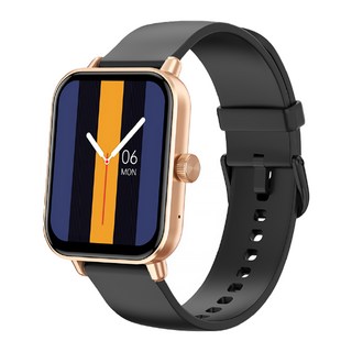 Ergotech 人因科技 SW206 心率智慧監測運動腕錶, 1.83吋TFT全觸控彩色螢幕, 高精準紅光血氧偵測, 心率異常警報, 藍牙, 金典黑