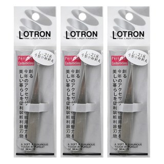 LOTRON 弓型小粉刺夾 L-218 8 x 0.7 x 0.2 cm, 銀色, 3個
