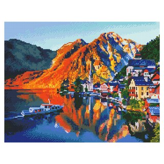 ArtLife 藝術生活 鑽石畫 1kg, 夕照港灣, 1個