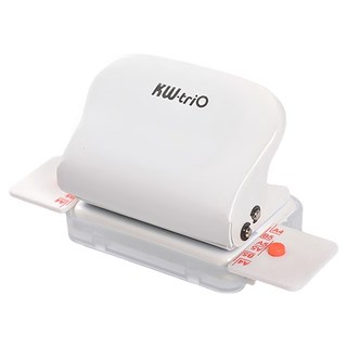 KW-triO 堡勝企業 打孔機 白色, 六孔辦公文件整理必備, 6孔, 1個