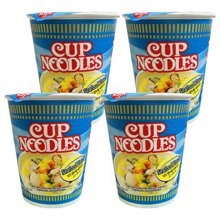 컵누들 닛신 씨푸드맛 71g, 4개