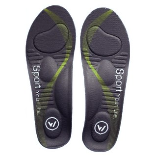 woawoa 零重力足弓3D減壓鞋墊 黑色 舒適支撐, L, 1入