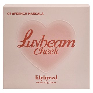 lilybyred 甜美心型腮紅 4.7g, 05, 1個