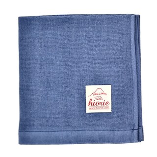 日本桃雪 大人風紗布方巾, 牛津藍, 34x34cm, 100%棉, 1條