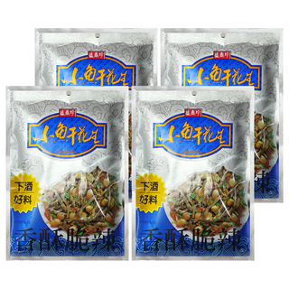 盛香珍小魚干花生, 60g, 4包
