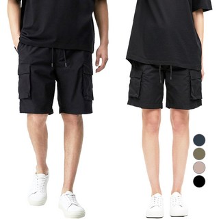 엠씨티 문컬렉션 스판 카고 밴딩 5부 반바지